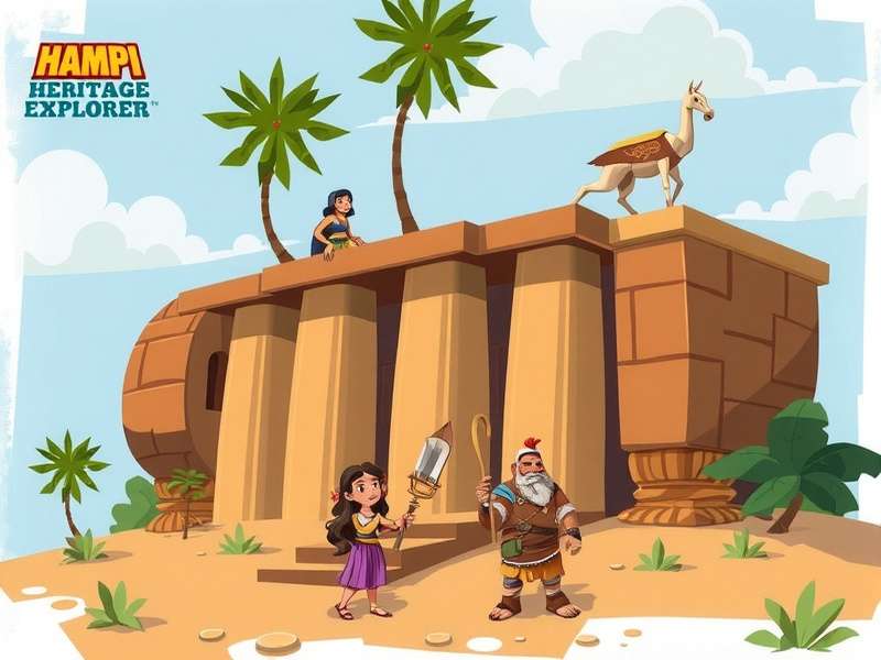 Hampi Heritage Explorer Character Design